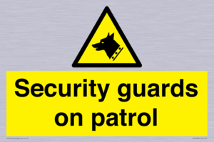 Security guards on patrol